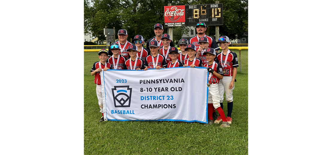 2023 PENNSYLVANIA 8-10 YEAR OLD DISTRICT 23 CHAMPIONS